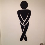 They seem to have more fun with bathroom signs here!